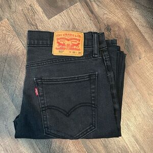 Levi's 512 33x30 Men's Black Jeans